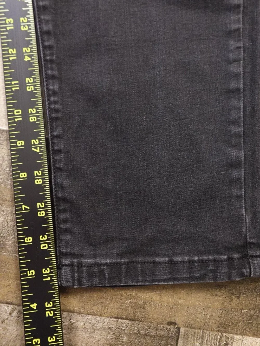 ZLZ Denim‎ Biker Jeans Men’s 38 Black Skinny Moto Zip Pocket Stretch Pants